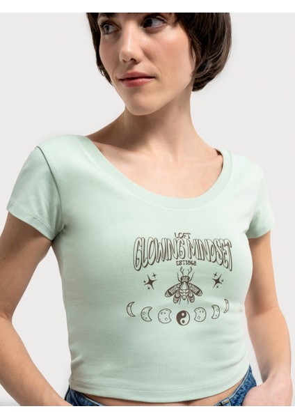 Crop Kadın Tshirt Lf2035279 Lf2035279004