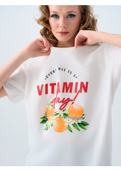 Oversize Kadın Tshirt K.kol