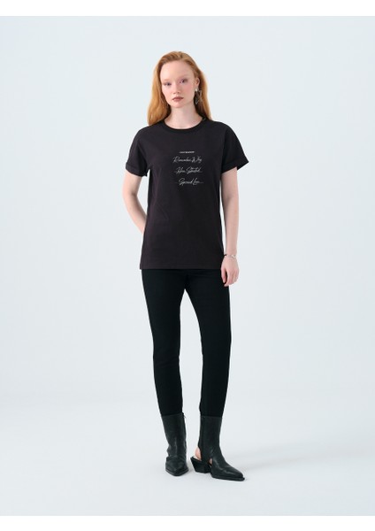 Slim Fit Kadın Tshirt K.kol