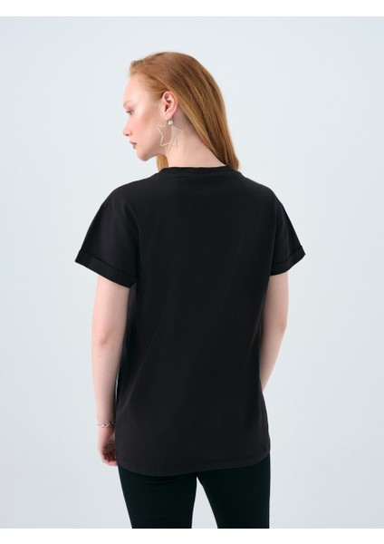 Slim Fit Kadın Tshirt K.kol