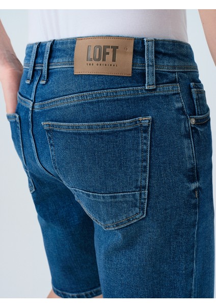 Slim Fit Erkek Şort