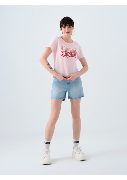 Regular Fit Kadın Tshirt K.kol