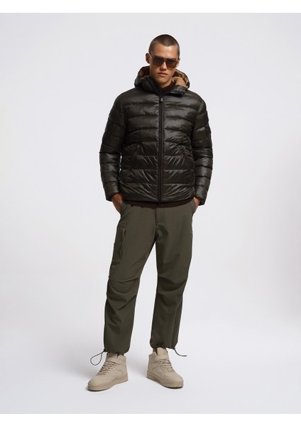 Erkek Kapüşonlu Mont