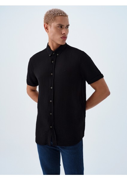 Regular Fit Erkek Gömlek K.kol
