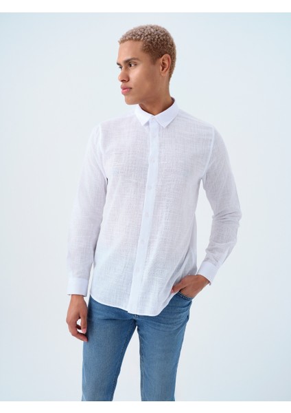 Regular Fit Erkek Gömlek U.kol