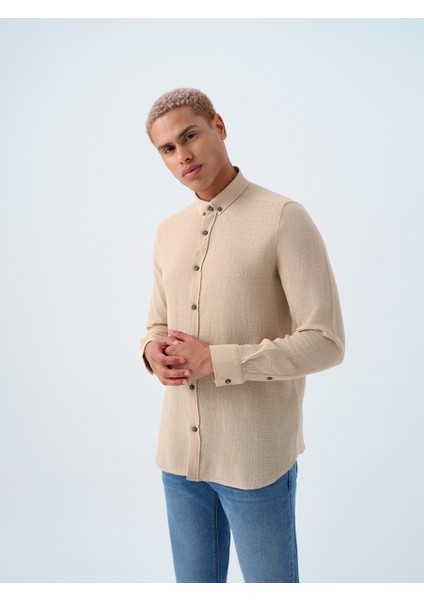 Regular Fit Erkek Gömlek U.kol