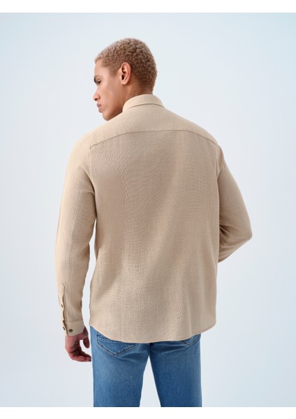 Regular Fit Erkek Gömlek U.kol