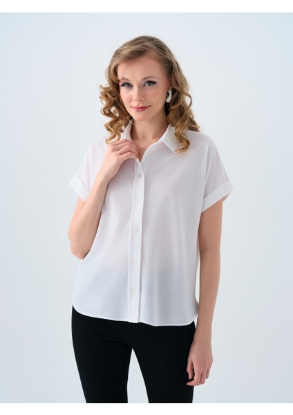 Regular Fit Kadın Gömlek K.kol