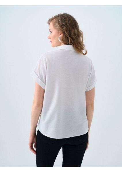 Regular Fit Kadın Gömlek K.kol