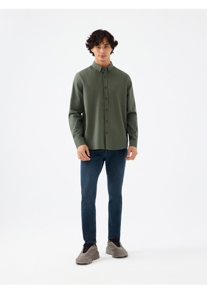 Regular Fit Erkek Gömlek U.kol