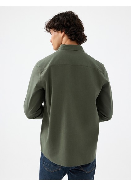 Regular Fit Erkek Gömlek U.kol