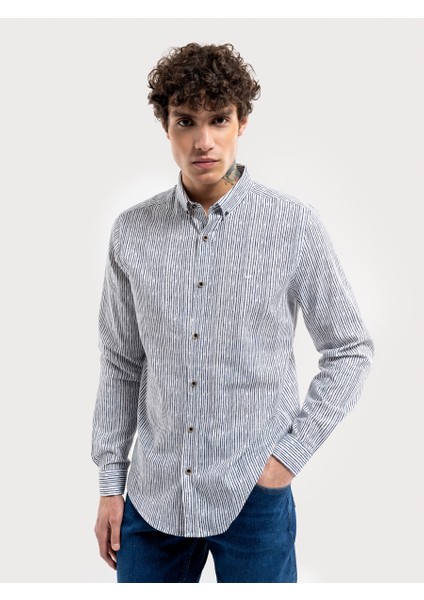 Slim Fit Erkek Gömlek LF2036430 LF2036430018