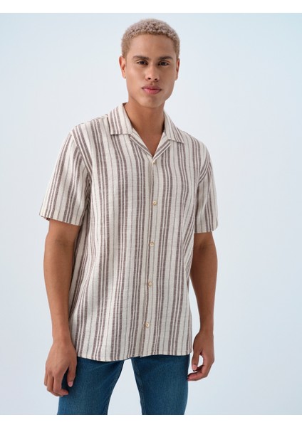 Relax Fit Erkek Gömlek K.kol