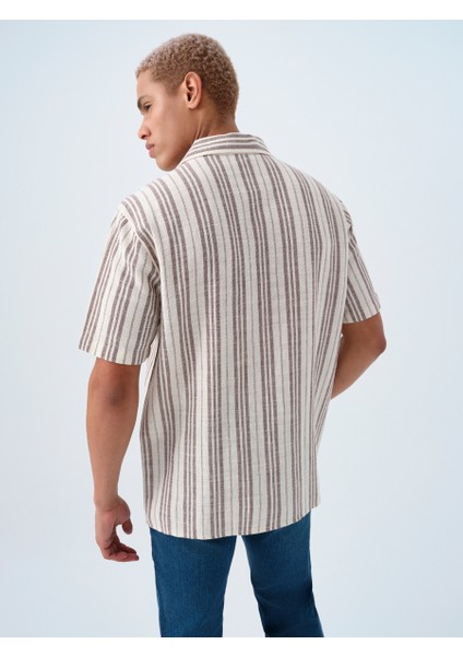 Relax Fit Erkek Gömlek K.kol