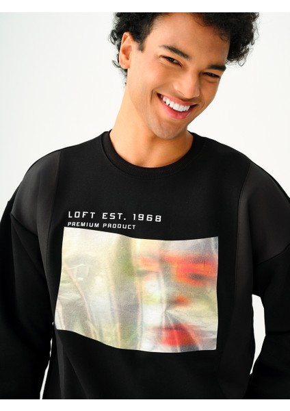 Oversize Erkek Sweatshirt