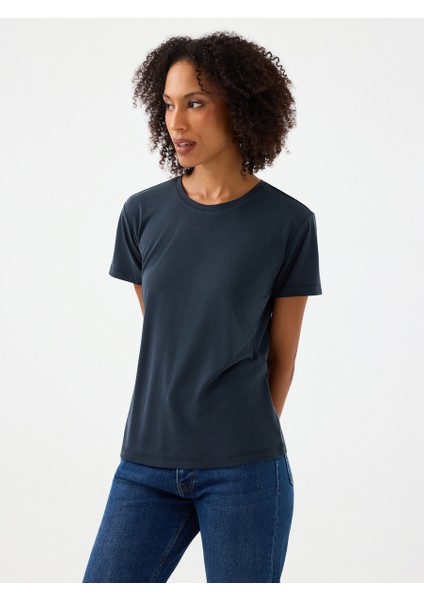 Slim Fit Kadın Tshirt K.kol