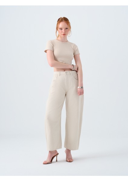 Crop Kadın Tshirt K.kol