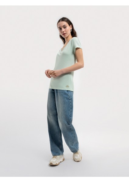 Regular Fit Kadın Tshirt Lf2036284 Lf2036284004