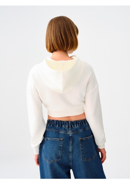Crop Kadın Sweatshirt