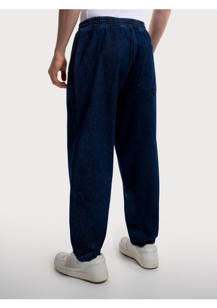 Slouchy Elastic Waist Fit Erkek Pantolon