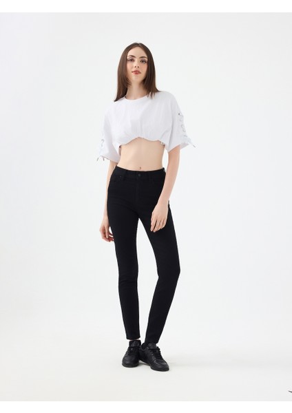Kadın Jean Pantolon Siyah LF2037054