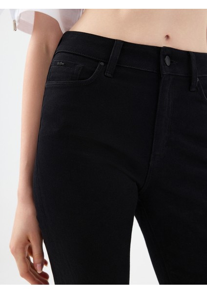 Kadın Jean Pantolon Siyah LF2037054