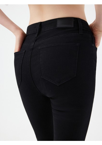Kadın Jean Pantolon Siyah LF2037054