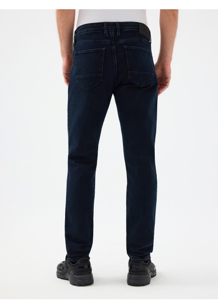 Erkek Jean Pantolon Koyu Mavi LF2037022