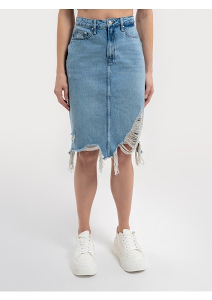 Slim Fit Kadın Etek