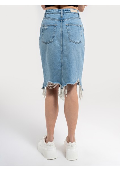 Slim Fit Kadın Etek