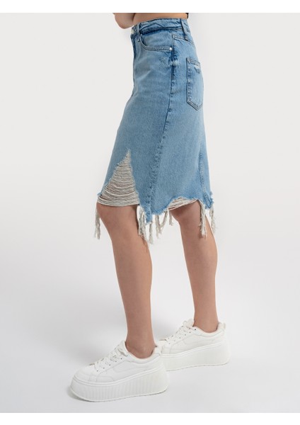 Slim Fit Kadın Etek