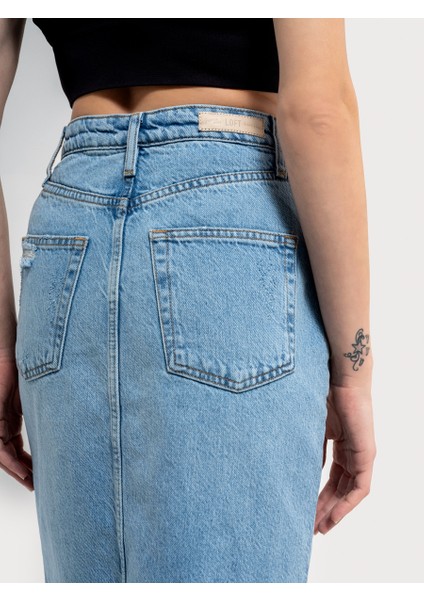 Slim Fit Kadın Etek