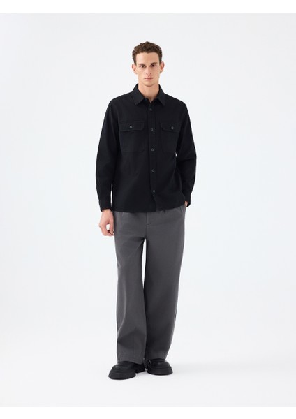 Relax Fit Erkek Gömlek U.kol