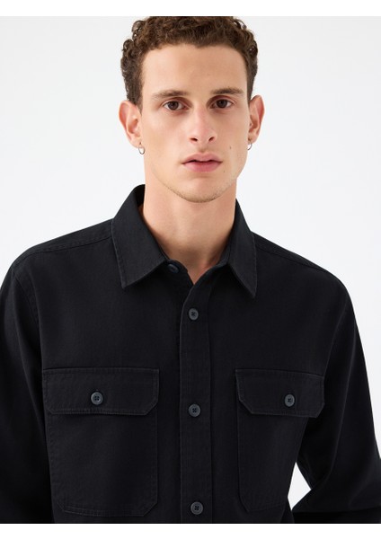 Relax Fit Erkek Gömlek U.kol