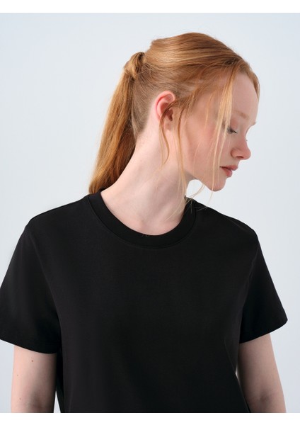 Kadın T-Shirt Siyah LF2036285