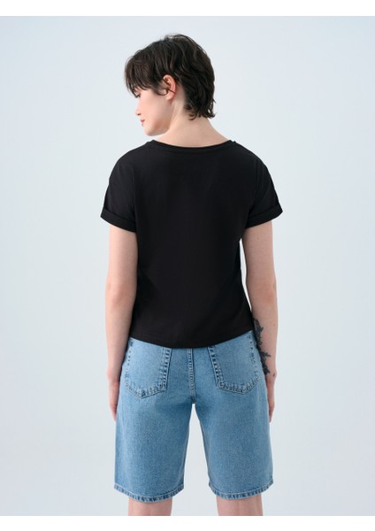 Loose Fit Kadın Tshirt Lf2035741 Lf2035741001