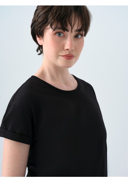 Loose Fit Kadın Tshirt Lf2035741 Lf2035741001