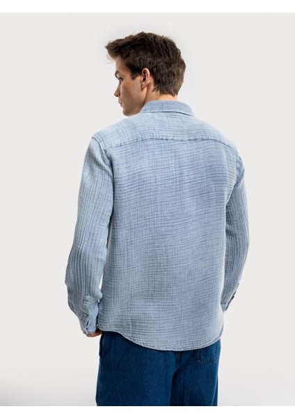 Regular Fit Erkek Gömlek U.kol