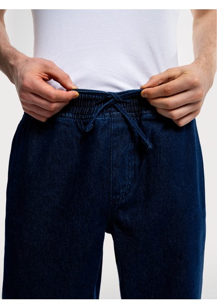 Slouchy Elastic Waist Fit Erkek Pantolon