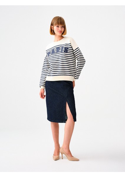Regular Fit Kadın Sweatshirt