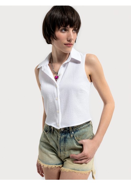 Regular Fit Kadın Bluz K.kol