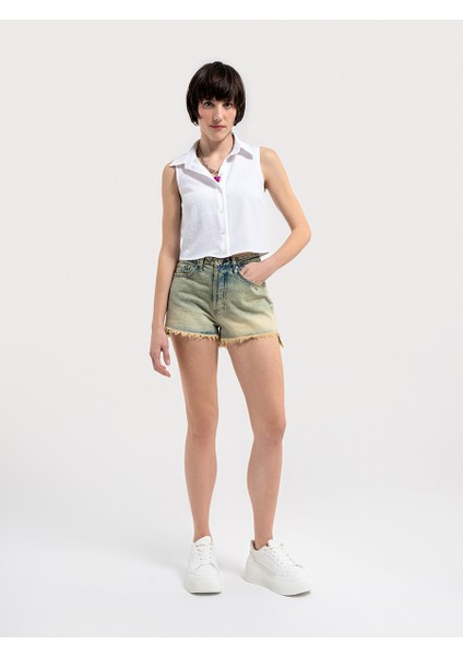 Regular Fit Kadın Bluz K.kol