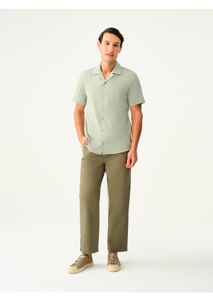 Relax Fit Erkek Gömlek K.kol