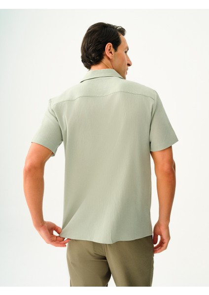 Relax Fit Erkek Gömlek K.kol