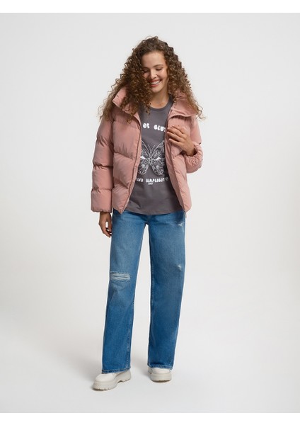 LF2033465-FW Kadın Mont