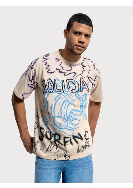 Loose Fit Erkek Tshirt K.kol