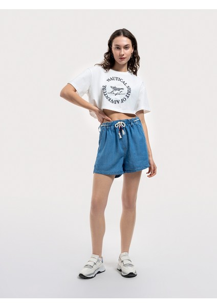 Loose Crop Kadın Tshirt Lf2035323 Lf2035323015