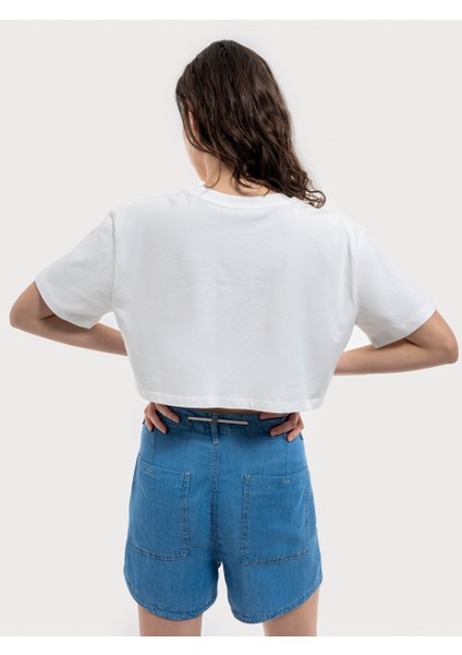 Loose Crop Kadın Tshirt Lf2035323 Lf2035323015