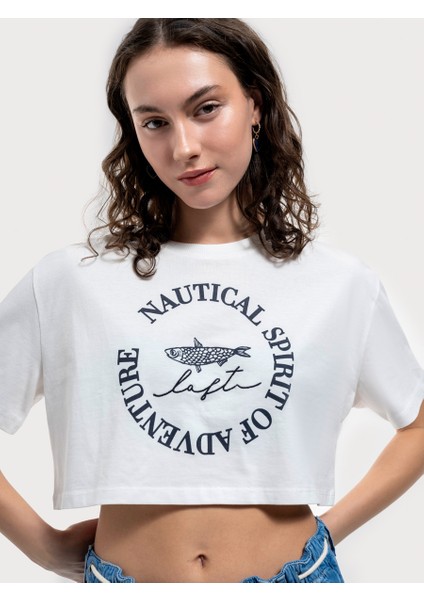 Loose Crop Kadın Tshirt Lf2035323 Lf2035323015