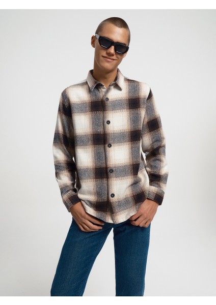 Oversize Erkek Gömlek U.kol